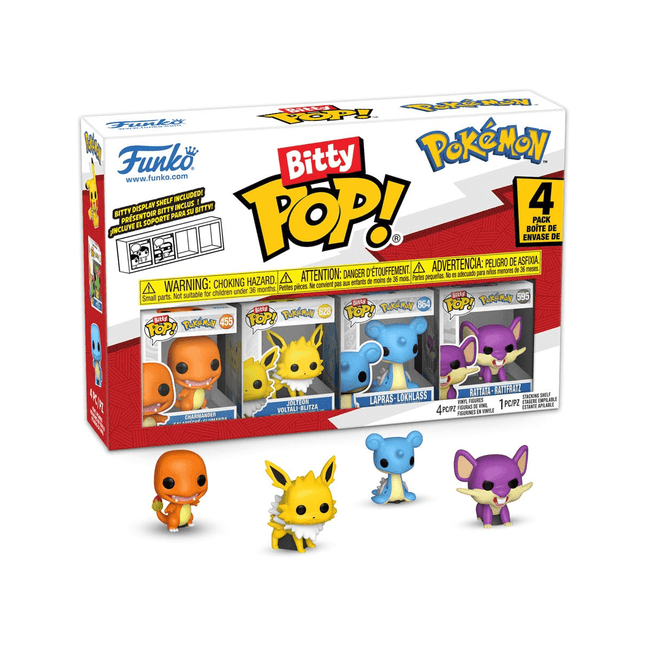 Funko Bitty Pop! Pokémon - Confezione da 4 (Serie 2) - L’emporio dell’avventuriero