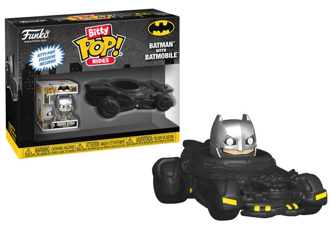 Funko Pop! Bitty Pop Rides - Batman w/ Batmobile - L’emporio dell’avventuriero