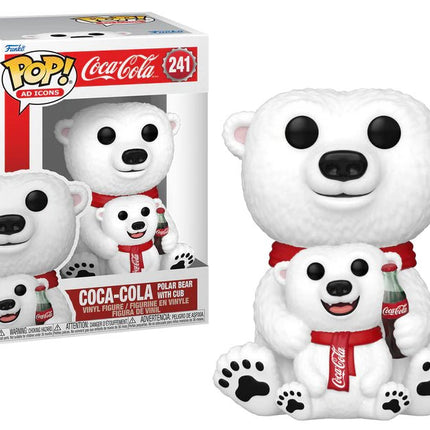 Funko Pop! Coca - Cola 241 Polar Bear w/ Cub - L’emporio dell’avventuriero