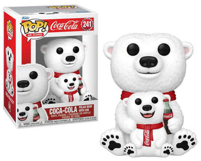 Funko Pop! Coca - Cola 241 Polar Bear w/ Cub - L’emporio dell’avventuriero