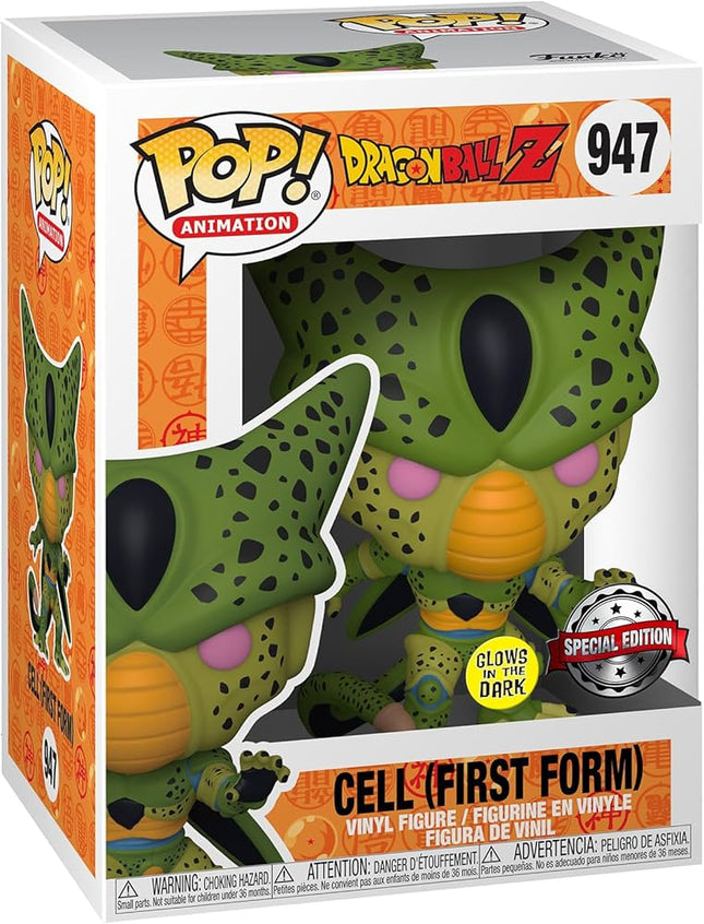 Funko Pop! Dragon Ball Z – Cell First Form #947 Glow