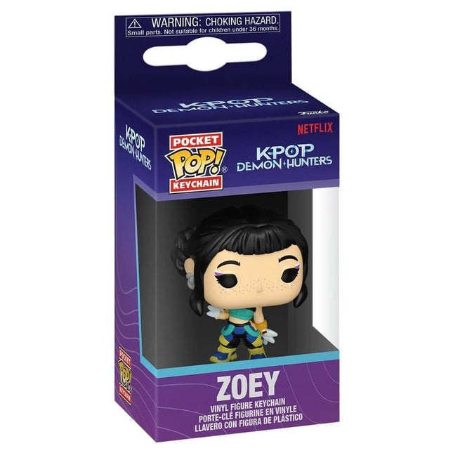 Funko Pop keychain Zoey Demon Hunters portachiavi - L’emporio dell’avventuriero