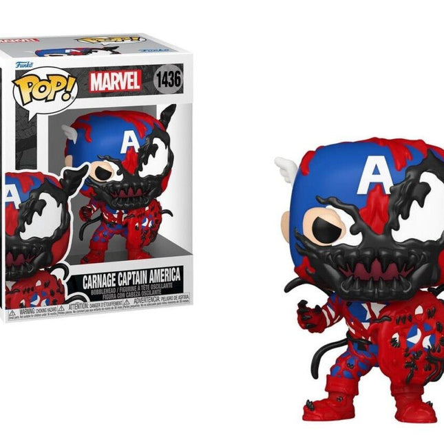 Funko Pop! Marvel 1436 Carnage Captain America - L’emporio dell’avventuriero