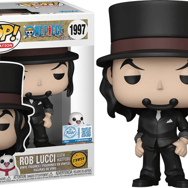 Funko Pop! One Piece 1997 Rob Lucci con Hattori (Exclusive Edition Chase) - L’emporio dell’avventuriero