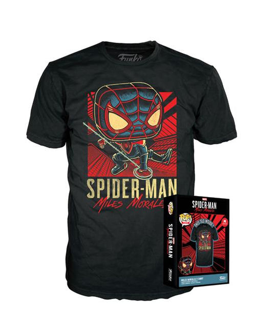 Funko Pop! T-Shirt Spiderman - Miles Morales - L’emporio dell’avventuriero