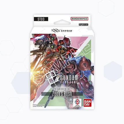 Gundam Card Game - Starter Deck ST03 Zeon's Rush - L’emporio dell’avventuriero