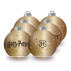 Harry Potter Palline di Natale - Oro (6 pz) - L’emporio dell’avventuriero