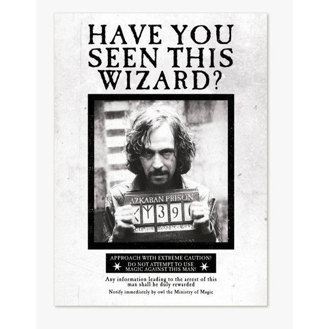 Harry Potter Poster - Sirius Black Wanted - L’emporio dell’avventuriero