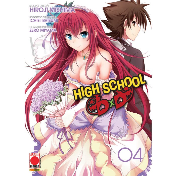 High School DxD 4 – copertina italiana Planet Manga