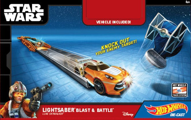Hot Wheels Star Wars - Blast & Battle Lightsaber Luncher - Luke Skywalker - L’emporio dell’avventuriero