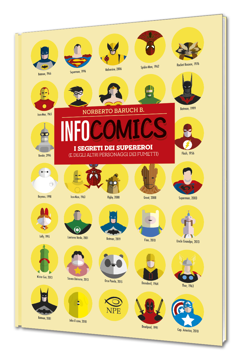 Infocomics - I segreti dei supereroi - Norberto Baruch B. - copertina
