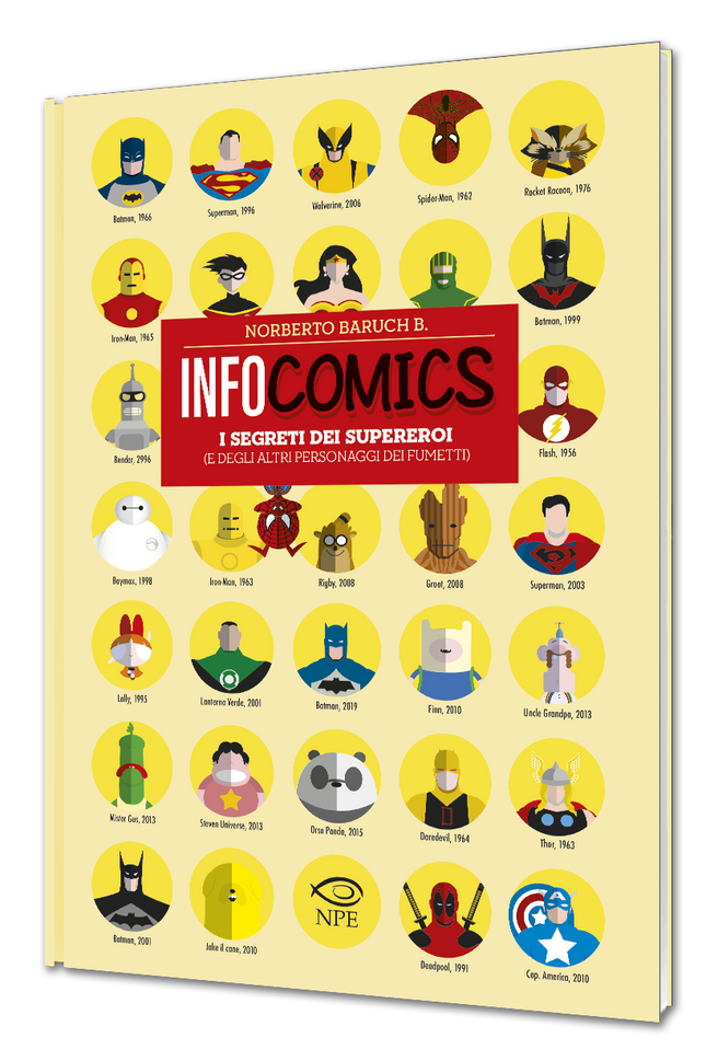 Infocomics - I segreti dei supereroi - Norberto Baruch B. - copertina