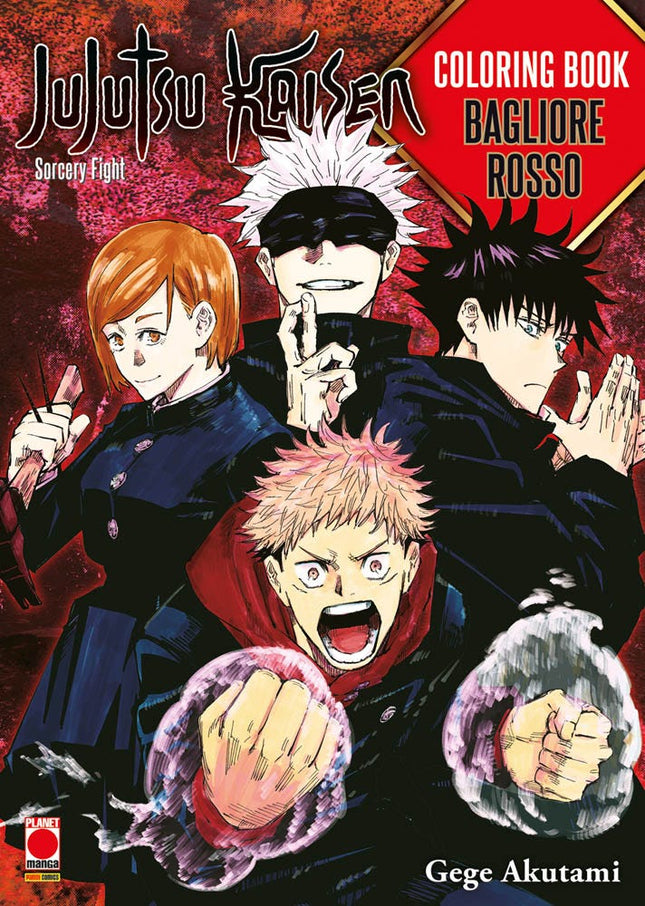 Jujutsu Kaisen Coloring Book – Bagliore Rosso, ITA - L’emporio dell’avventuriero