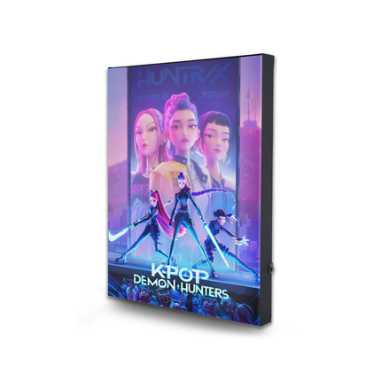 K - Pop Demon Hunters canvas poster / lampada con Luce - L’emporio dell’avventuriero
