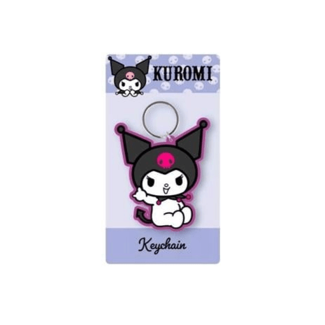 Kuromi Portachiavi in Gomma - Kuromi - L’emporio dell’avventuriero