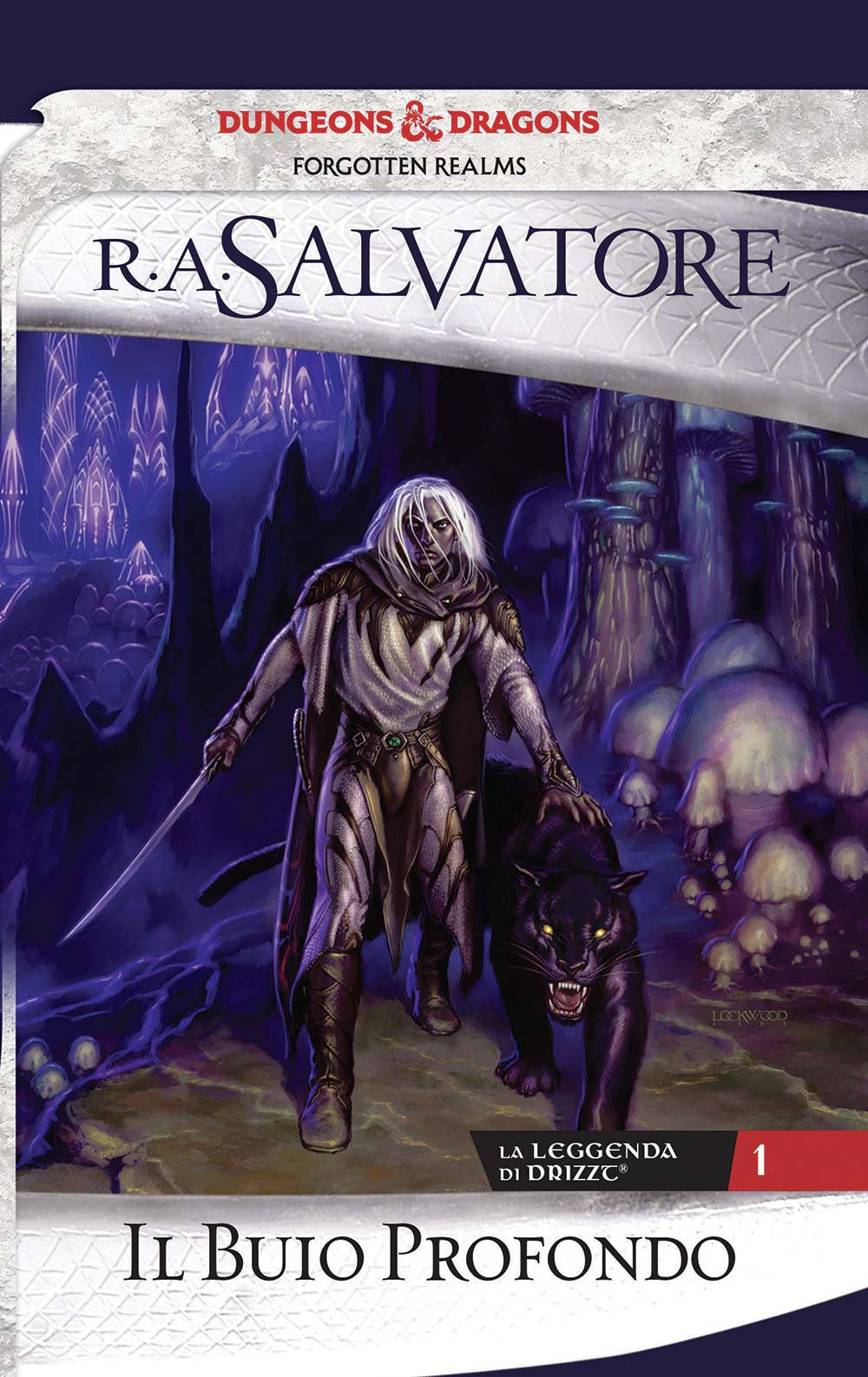 La leggenda di Drizzt. Vol. 1 - Il buio profondo — copertina integrale in italiano