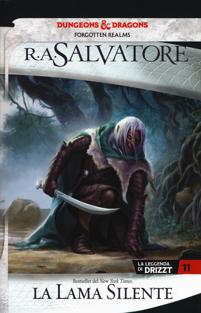 La leggenda di Drizzt. Vol. 11 - La lama silente — copertina integrale in italiano