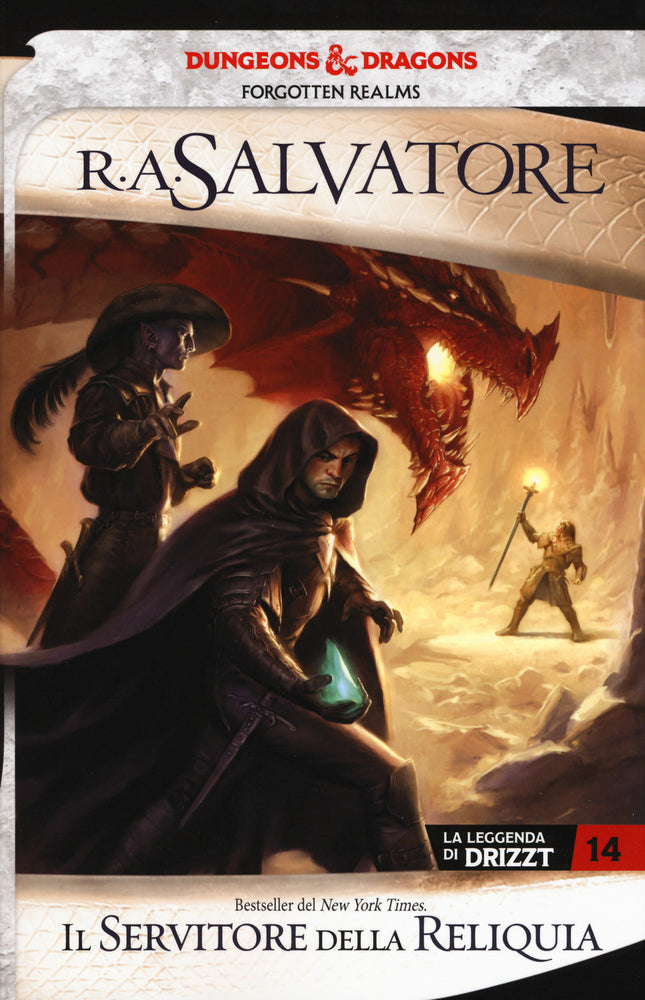 La leggenda di Drizzt. Vol. 14 - Il servitore della reliquia — copertina integrale in italiano