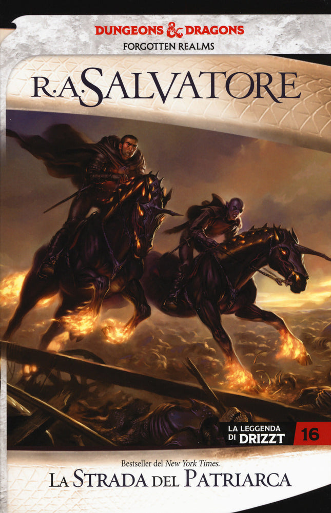 La leggenda di Drizzt. Vol. 16 - La strada del patriarca — copertina integrale in italiano