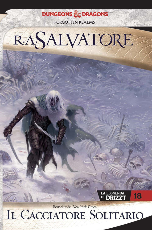 La leggenda di Drizzt. Vol. 18 - Il cacciatore solitario — copertina integrale in italiano