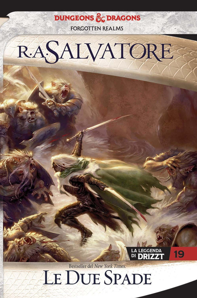 La leggenda di Drizzt. Vol. 19 - Le due spade — copertina integrale in italiano
