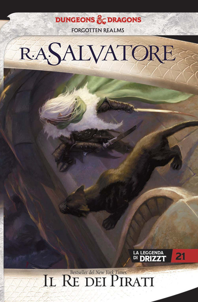 La leggenda di Drizzt. Vol. 21 - Il re dei pirati — copertina integrale in italiano
