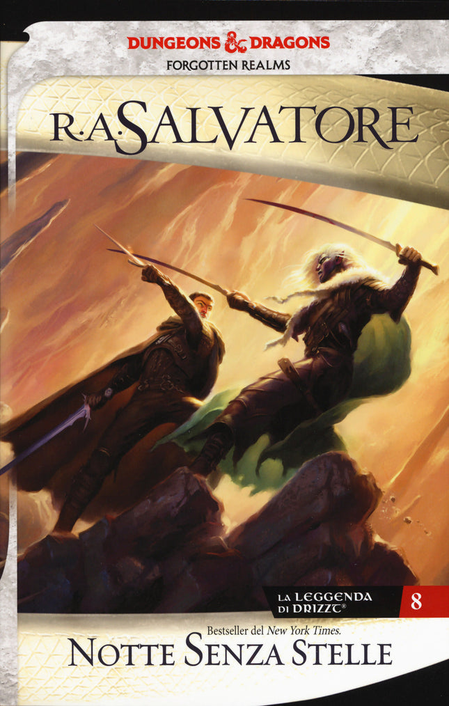 La leggenda di Drizzt. Vol. 8 - Notte senza stelle — copertina integrale in italiano