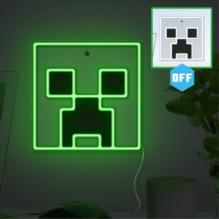 Lampada da Parete a LED Minecraft Creeper - L’emporio dell’avventuriero