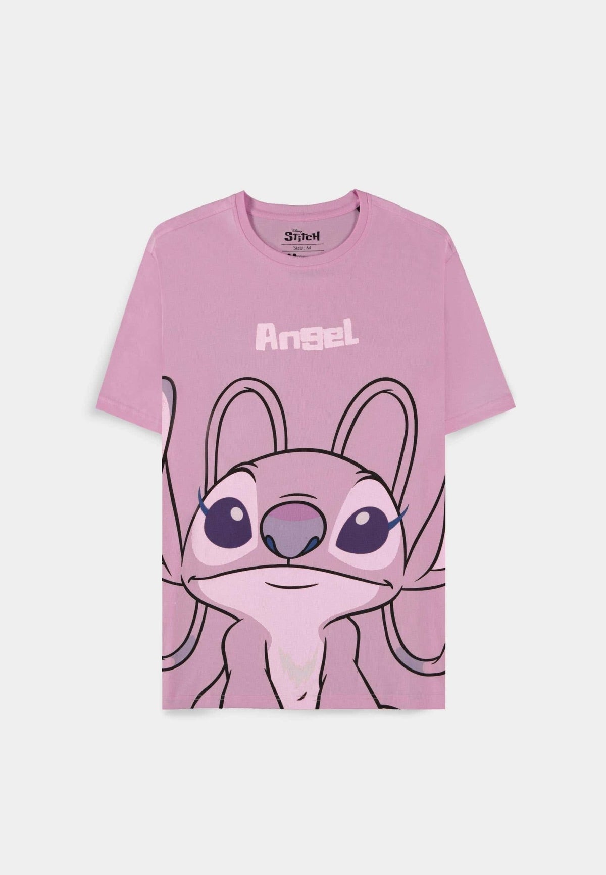 Lilo & Stitch – Maglietta T-shirt Angel rosa Difuzed - L’emporio dell’avventuriero