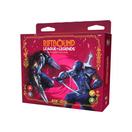 LoL Riftbound: Vendetta - Showdown Decks Zed vs Shen ENG - L’emporio dell’avventuriero