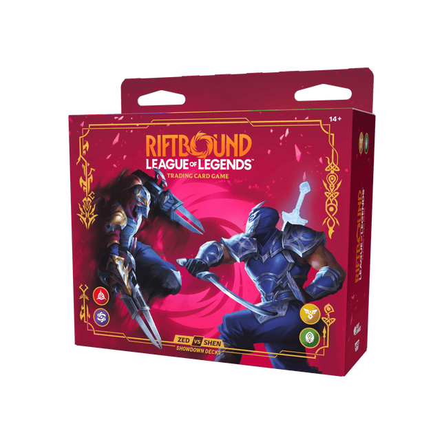 LoL Riftbound: Vendetta - Showdown Decks Zed vs Shen ENG - L’emporio dell’avventuriero