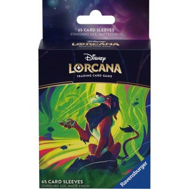 Lorcana - Sleeves Protettive Matte Scar (65 Buste) - L’emporio dell’avventuriero
