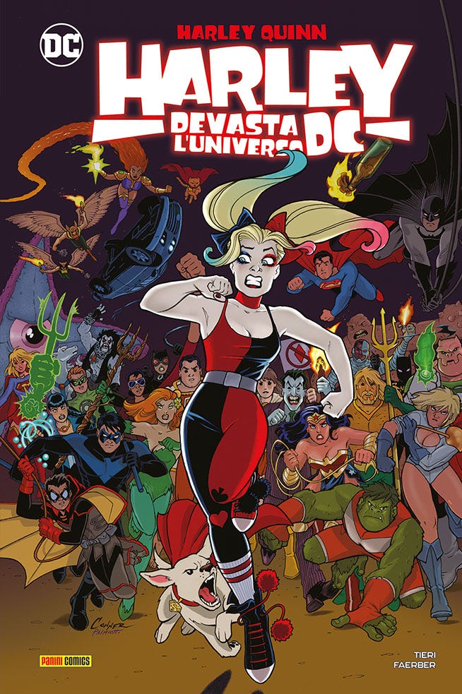 Harley Devasta l'Universo DC – copertina completa