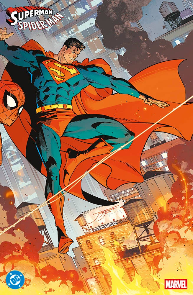 Superman/Spider-Man (2026) – Variant Cover di Jorge Jimenez – copertina completa