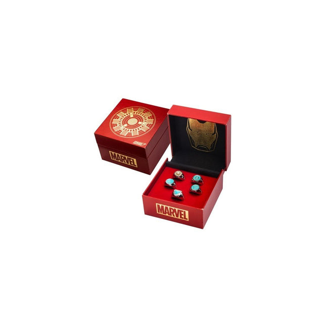 Marvel Iron Man - Set Anelli Arc Reactor Regolabili - L’emporio dell’avventuriero