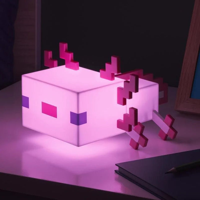 Minecraft - Lampada Axolotl - L’emporio dell’avventuriero