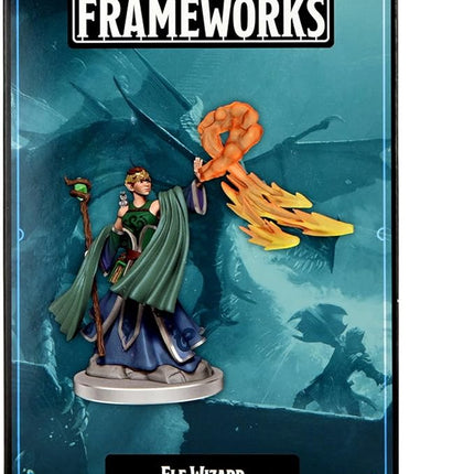 Miniatura D&D FRAMEWORKS - ELF WIZARD FEMALE - L’emporio dell’avventuriero