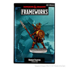 Miniatura D&D Frameworks - Human Fighter Female - L’emporio dell’avventuriero