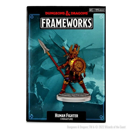 Miniatura D&D Frameworks - Human Fighter Female - L’emporio dell’avventuriero