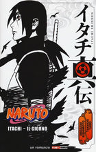 Naruto - Itachi Il giorno, copertina del romanzo italiano