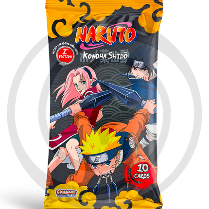 Naruto Mythos TCG – Box Pack Konoha Shido ENG Seconda Edizione - L’emporio dell’avventuriero