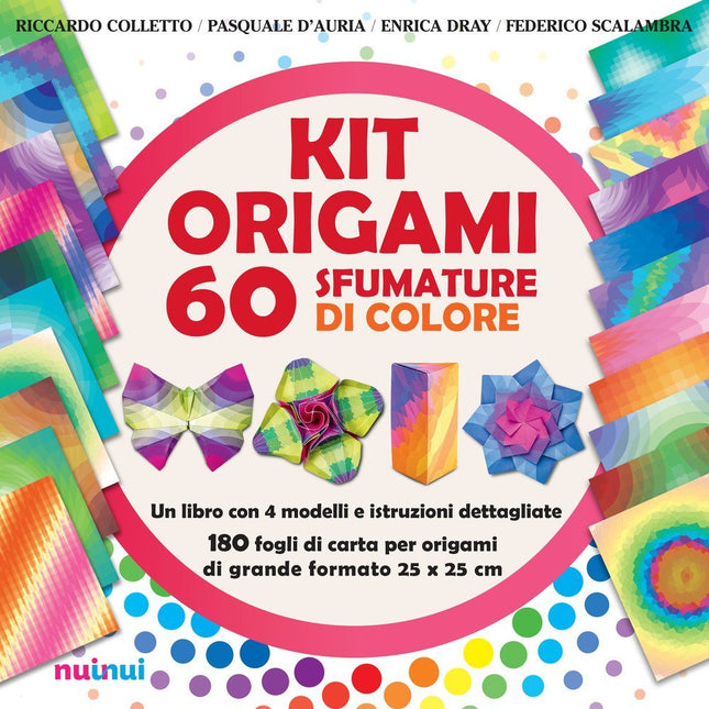Nuinui Kit Origami 60 Sfumature di Colore - L’emporio dell’avventuriero