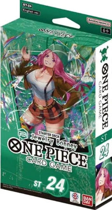 One Piece Card Game – Starter Deck ST - 24 Verde “Jewelry Bonney” (Edizione Inglese) - L’emporio dell’avventuriero