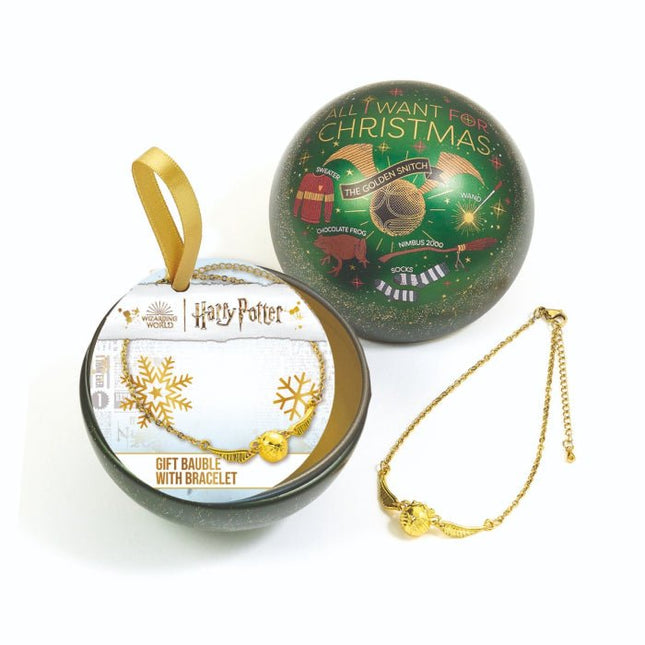 Pallina di Natale Harry Potter Verde Golden Snitch 