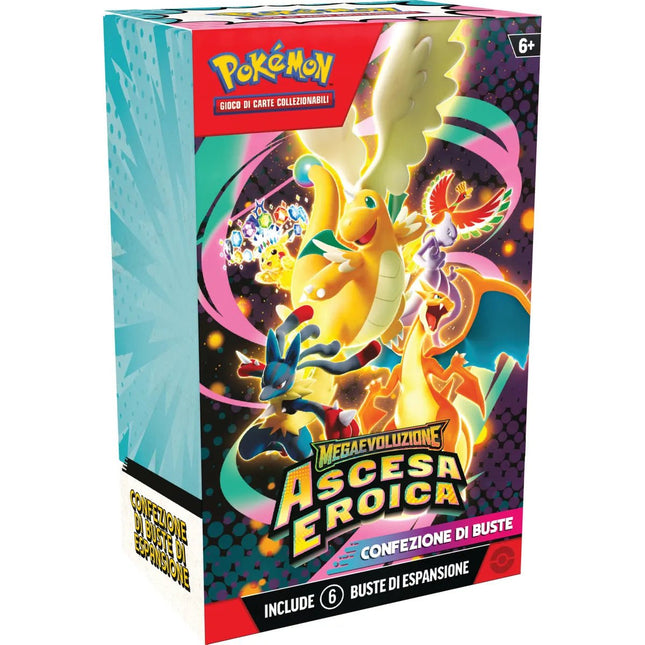Pokémon Bundle 6 buste Megaevoluzione - Ascesa Eroica - L’emporio dell’avventuriero