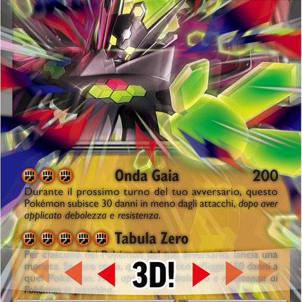 Pokémon: collezione premium Mega Zygarde - ex del GCC Pokémon (una carta promozionale, una carta lenticolare gigante, un adesivo e otto buste di espansione), Edizione in Italiano - L’emporio dell’avventuriero