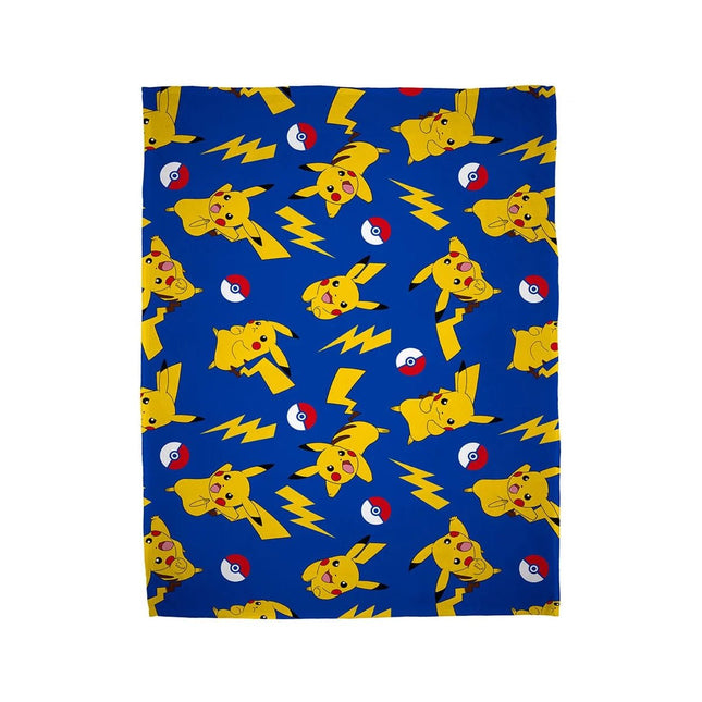 Pokémon Coperta in Pile Pikachu Allover (130 x 170 cm) - L’emporio dell’avventuriero