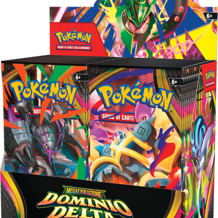 Box sigillato Pokémon Megaevoluzione Dominio Delta M6 italiano, display da 36 buste