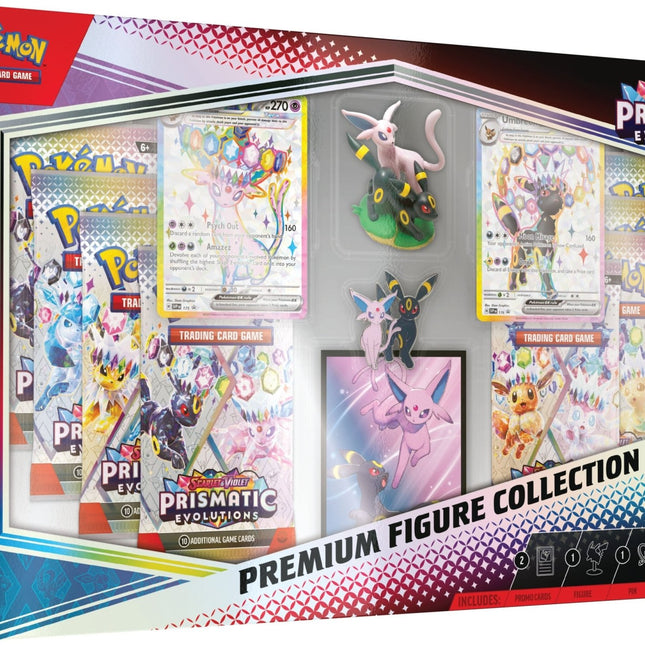 Pokémon – Evoluzioni Prismatiche Collezione Premium con Statuina - L’emporio dell’avventuriero