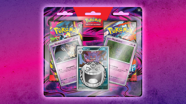 Pokémon GCC Megaevoluzione – Blister 2 Buste Gengar, Marshadow e Mimikyu (ITA) - L’emporio dell’avventuriero
